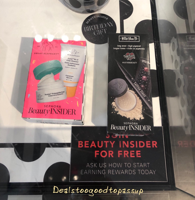 Sephora Birthday Gift
 Free 2019 Sephora Birthday Gifts from Kat Von D Drunk