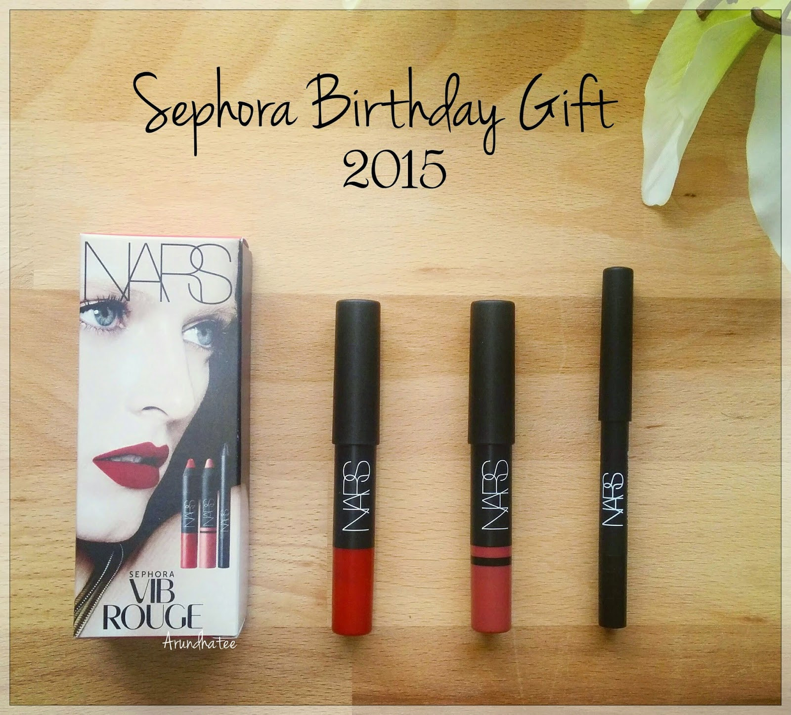 Sephora Birthday Gift
 Discovering me Sephora wishes "Happy Birthday"