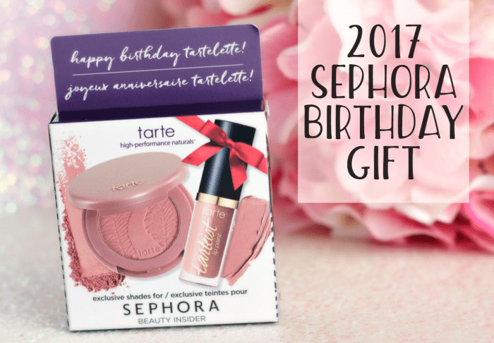 Sephora Birthday Gift Online
 2017 Sephora Birthday Gift Tarte Cosmetics The
