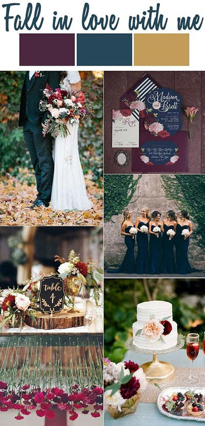 September Wedding Colors Themes
 Best 10 Fall Wedding Ideas