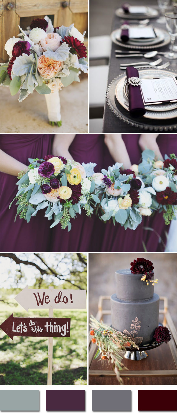 September Wedding Colors Themes
 Top 5 Fall Wedding Colors For September Brides