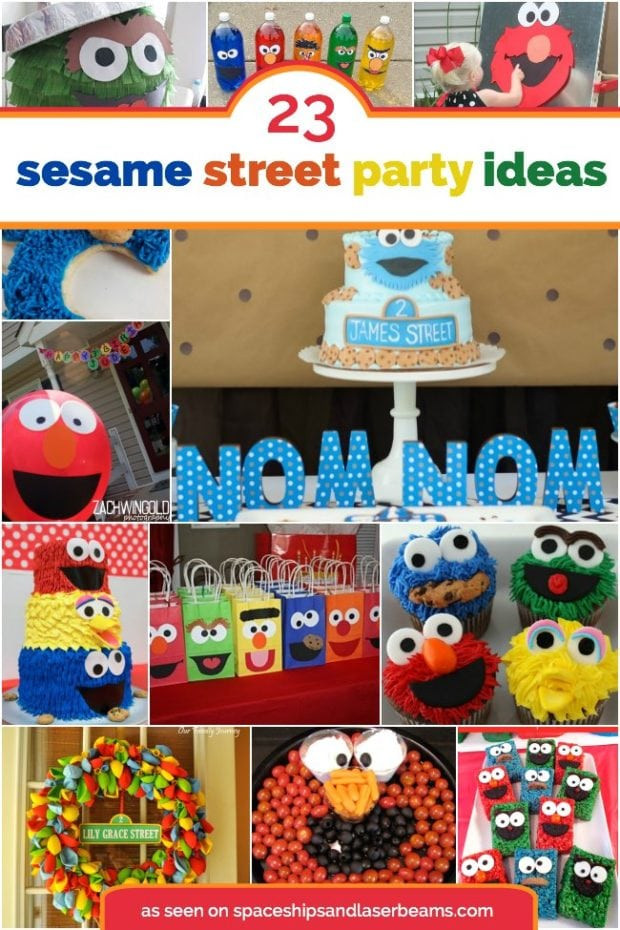 Sesame Street Birthday Decorations
 23 Sensational Sesame Street Party Ideas Spaceships and