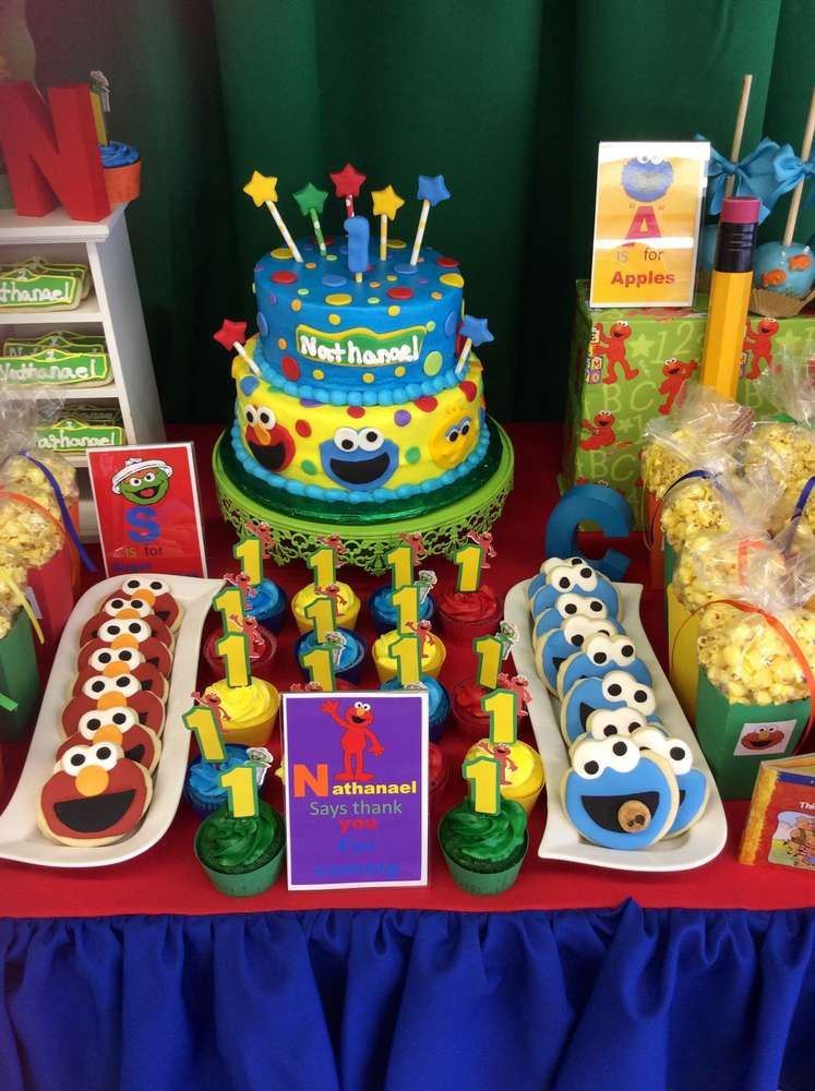 Sesame Street Birthday Party Decorations
 Sesame Street Birthday Party Ideas 3 of 17