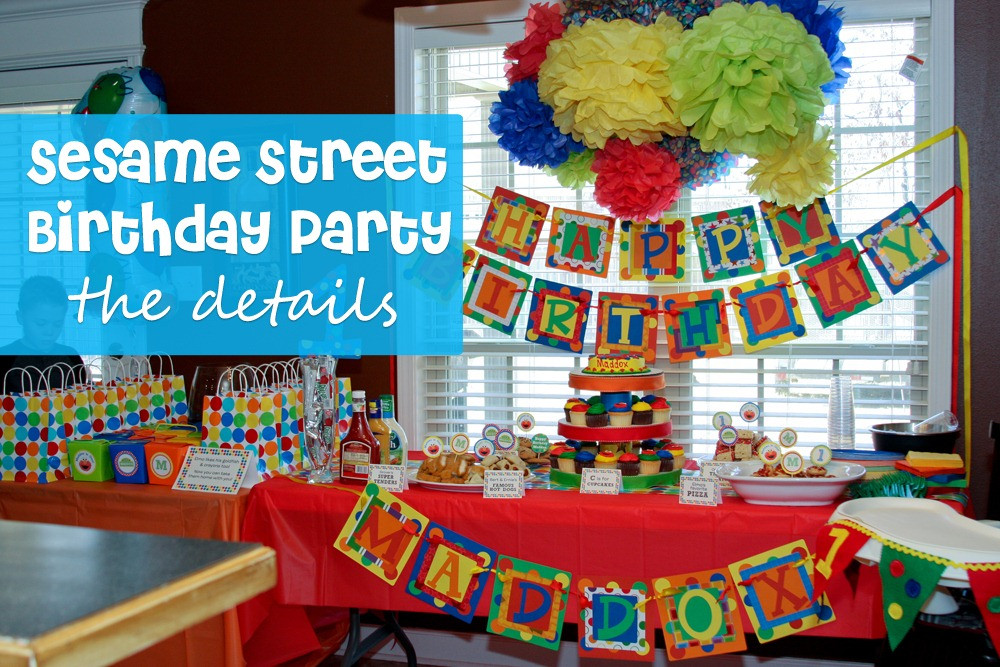 Sesame Street Birthday Party Decorations
 Southern Blue Celebrations Sesame Street Party Ideas