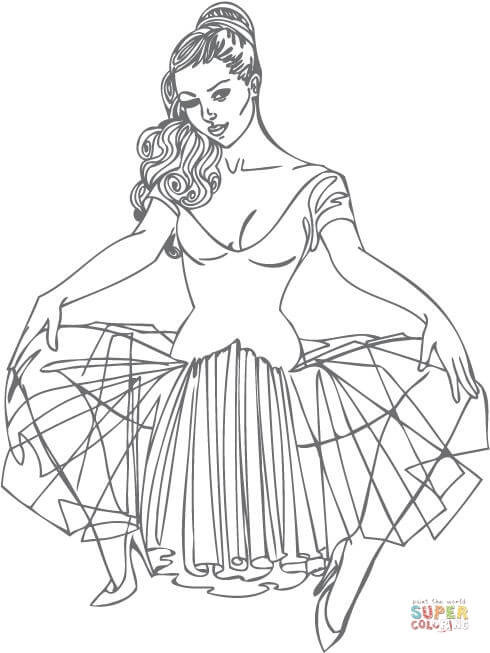 Sexy Girls Printable Coloring Pages
 Pin Up Girl Coloring Pages Coloring Home