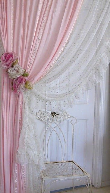 Shabby Chic Bedroom Curtains
 Vintage Romance 33 Lace Home Décor Ideas DigsDigs