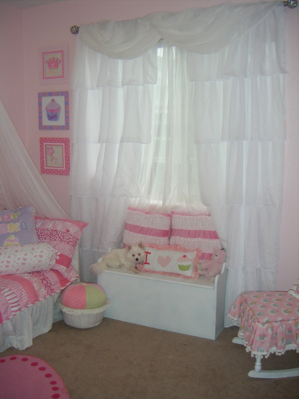 Shabby Chic Bedroom Curtains
 Not So Shabby Shabby Chic Curtain s for Bella s room