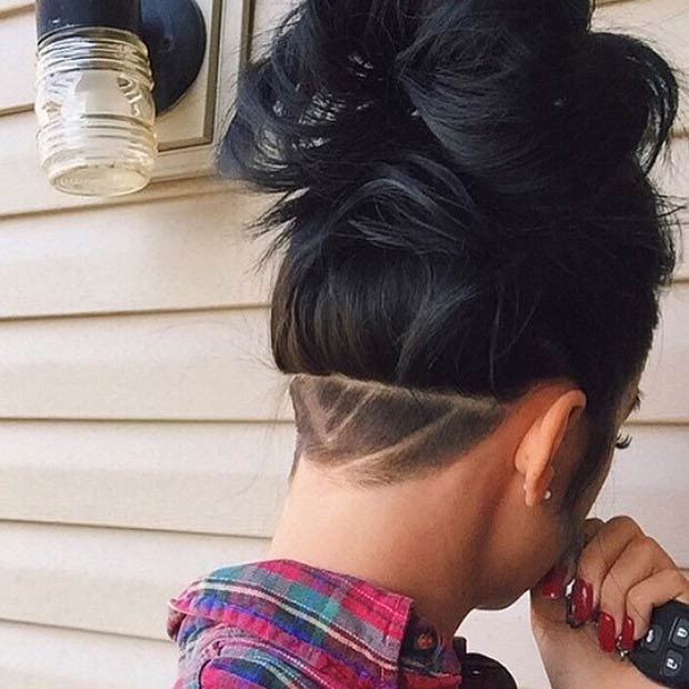 Shaved Undercut Hairstyle
 23 Most Badass Shaved Hairstyles for Women