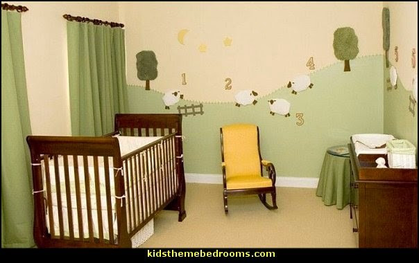 Sheep Baby Decor
 Decorating theme bedrooms Maries Manor nursery rhyme