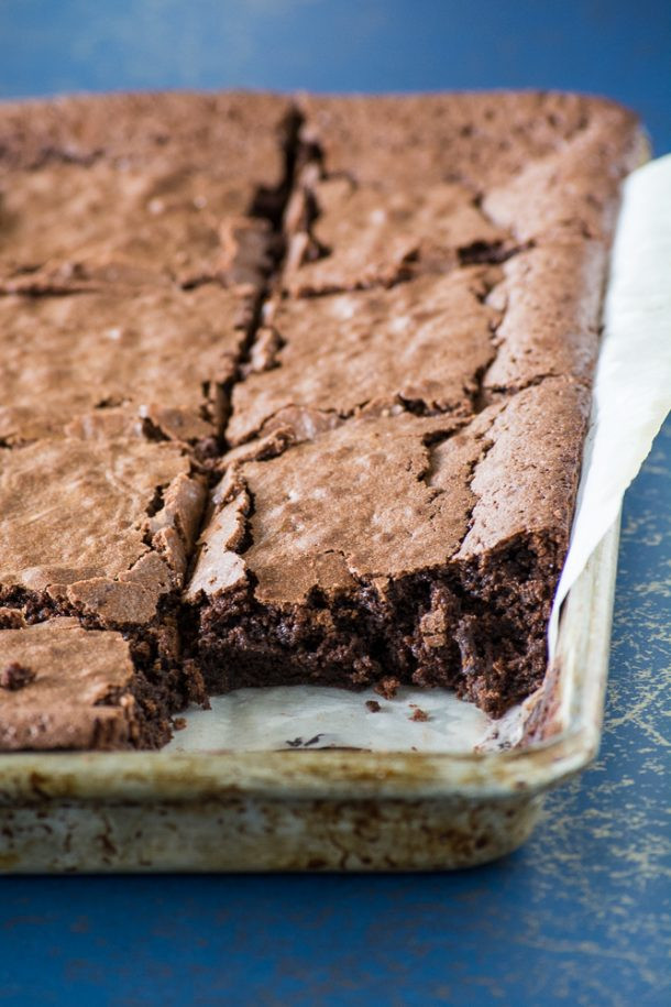Sheet Pan Brownies
 Do You Have a Go To Brownie Recipe Here s Mine