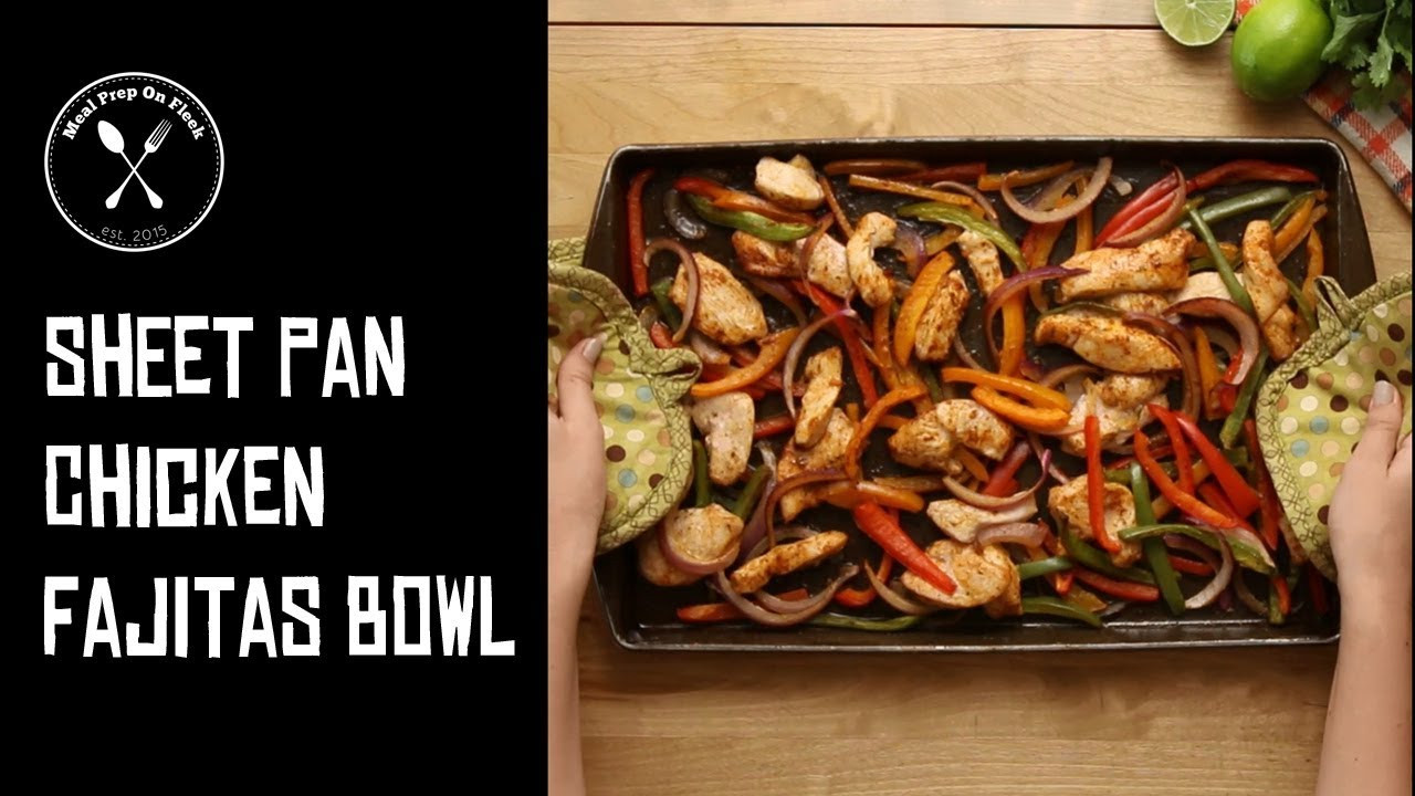 Sheet Pan Chicken Fajitas Buzzfeed
 Meal Prep Recipes Sheet Pan Chicken Fajitas Bowl