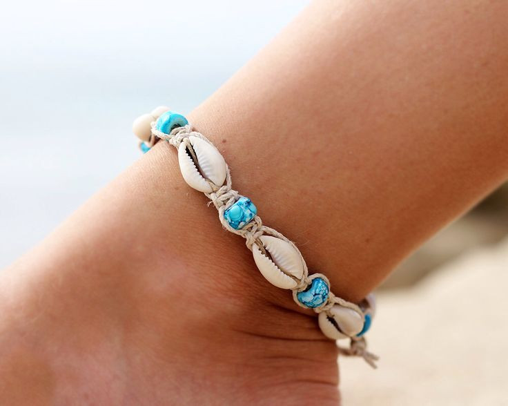 Shell Anklet
 Pin by Talene Harvel on Arm party