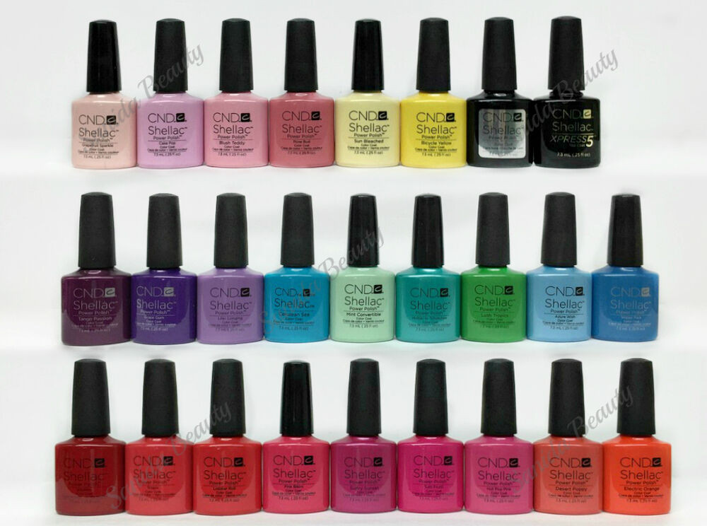 Shellac Nail Colors
 Gel Nail Polish CND 0 25oz Shellac Series 1 Choose any