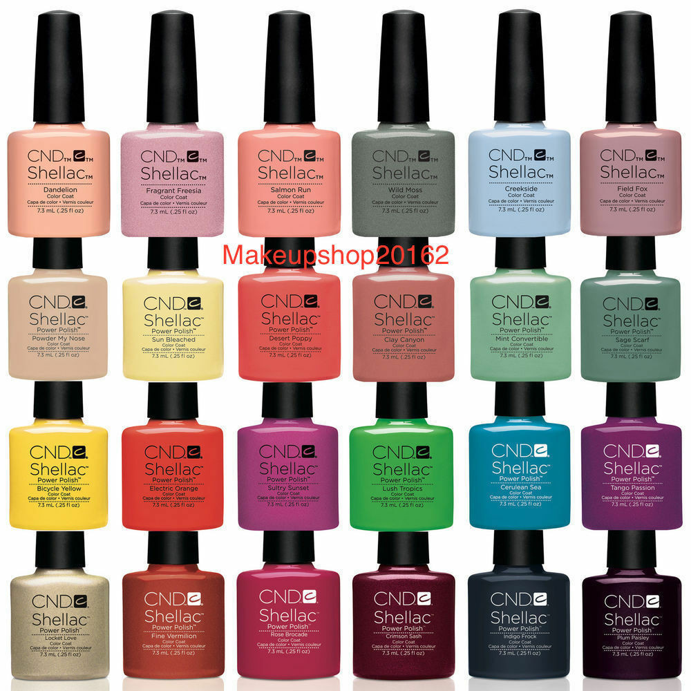 Shellac Nail Colors
 2017 New CND Shellac UV Nail Polish Choose from ANY