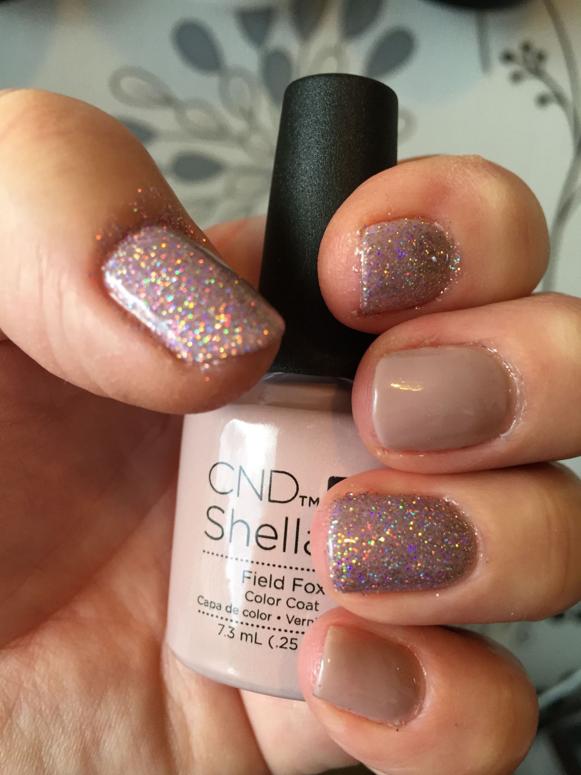 Shellac Nail Colors
 CND Shellac Field Fox & Additives Glitter Hummingbird