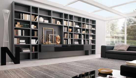 Shelves For Living Room Modern
 How to use living room walls to create modern shelves