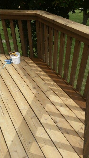 Sherwin Williams Deck Paint
 Re Staining a Deck DURING Applying Sherwin Williams