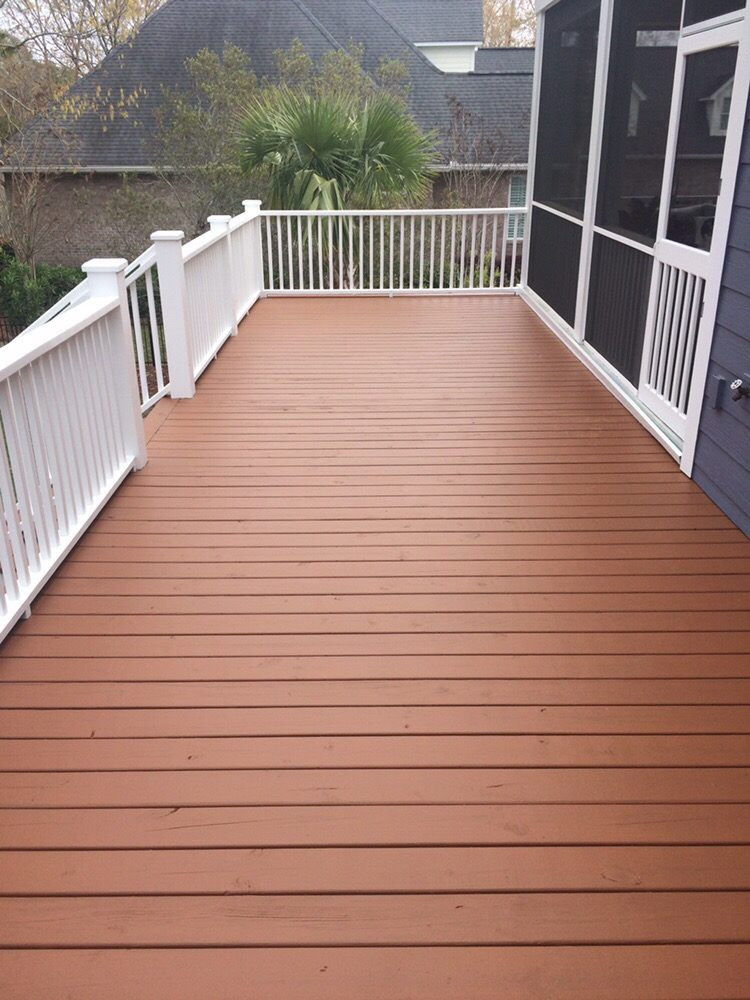 Sherwin Williams Deck Paint
 Deck Stained using Sherwin Williams SuperDeck Semi Solid