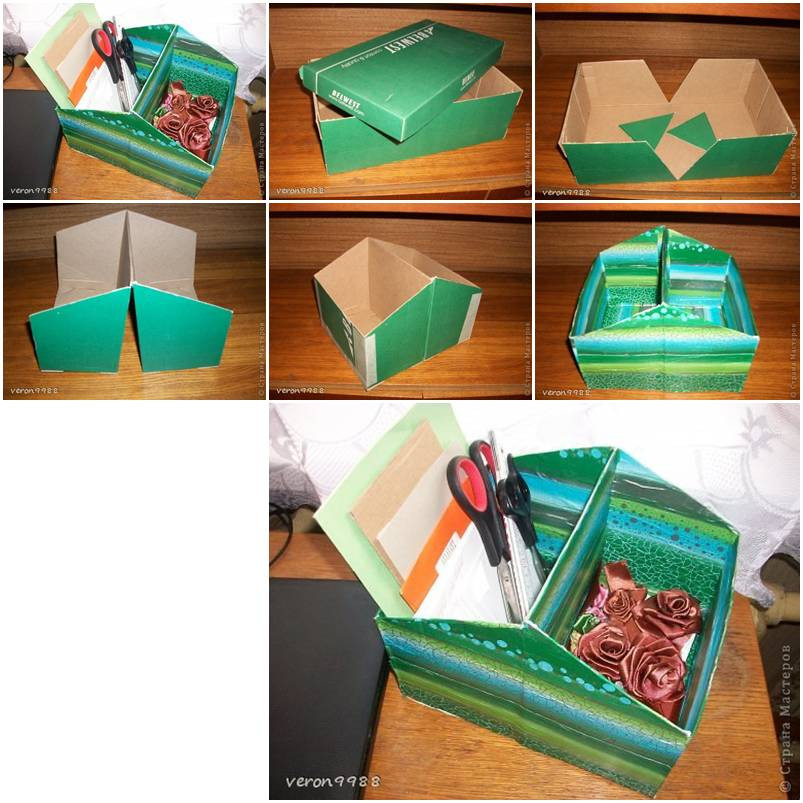 Shoe Box Organizer DIY
 How to make Shoe Box Organizer step by step DIY tutorial