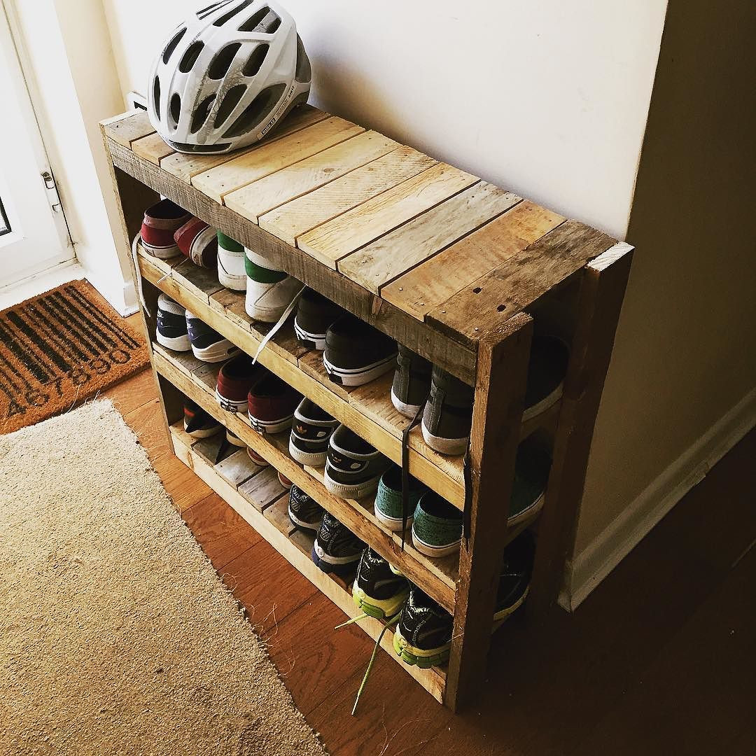 Shoe Rack DIY Wood
 Diy shoe rack …