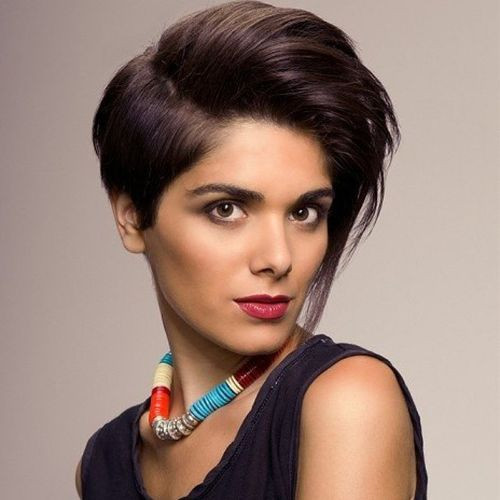 Short Asymmetric Hairstyle
 60 Classy Short Haircuts and Hairstyles for Thick Hair