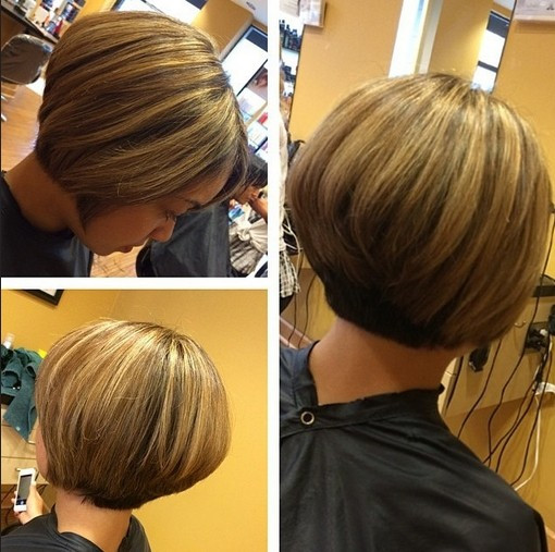 Short Bob Hairstyles For Thick Hair
 Chic Short Haircut for Women The Stacked Bob Cut