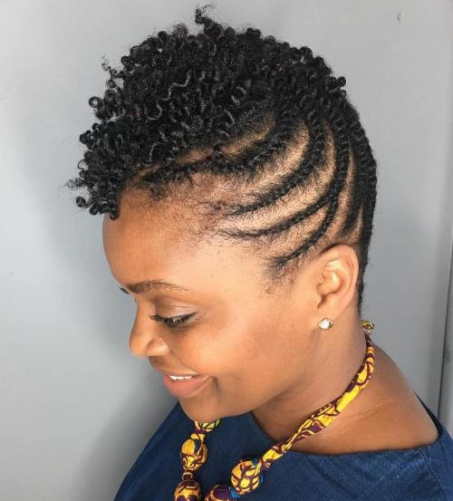 Short Braided Hairstyles For Natural Hair
 75 Most Inspiring Natural Hairstyles for Short Hair in 2019