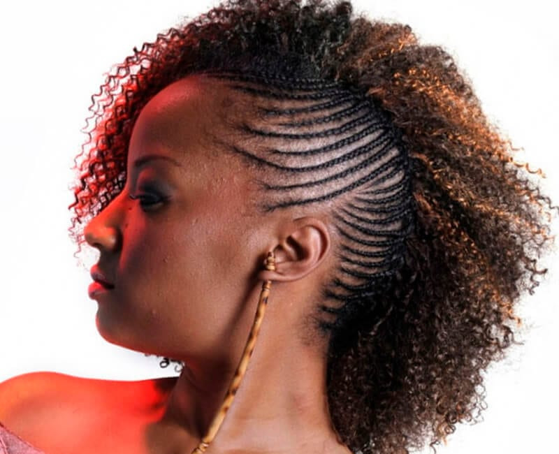 Short Braided Hairstyles For Natural Hair
 Natural hairstyles for African American women and girls