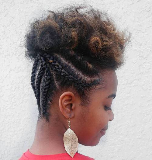Short Braided Hairstyles For Natural Hair
 30 Best Natural Hairstyles for African American Women