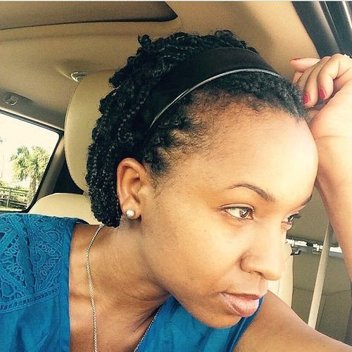 Short Braided Hairstyles For Natural Hair
 40 Short Natural Hairstyles for Black Women
