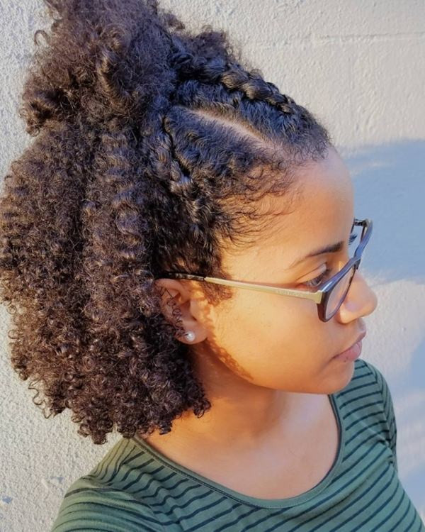 Short Braided Hairstyles For Natural Hair
 55 Super Cute Natural and Short Hairstyles Style Easily