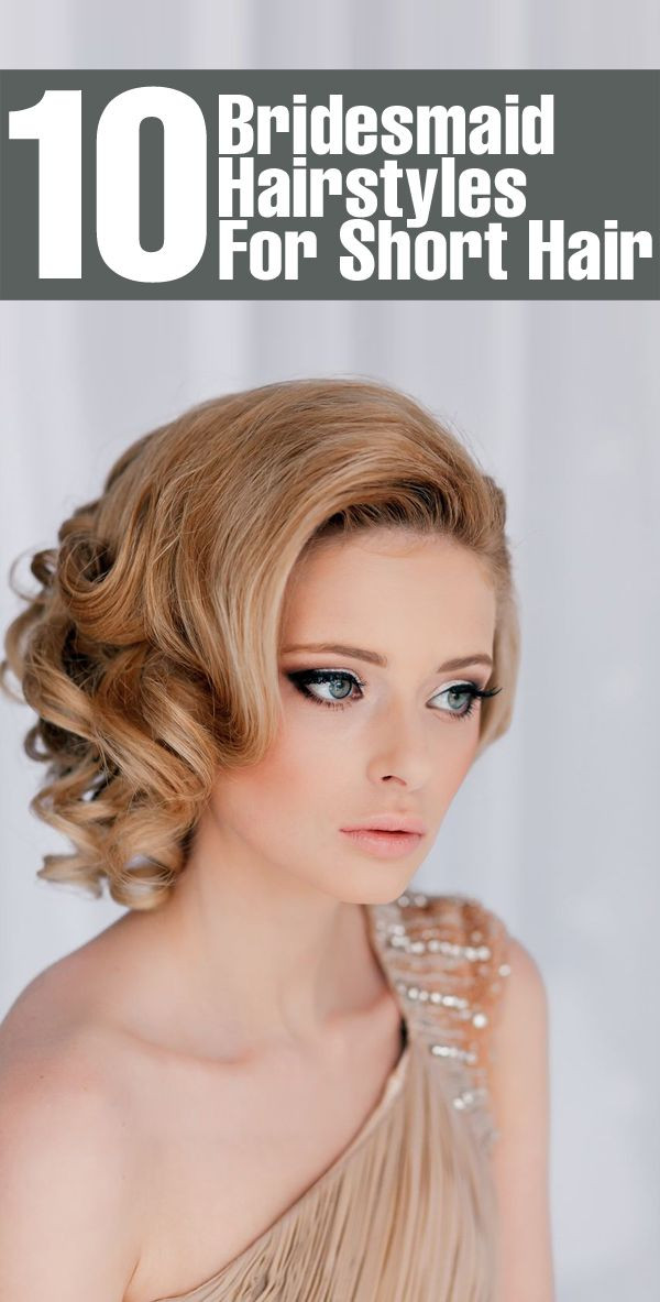 Short Bridesmaid Hairstyles
 14 Great Short Formal Hairstyles for 2017 Pretty Designs