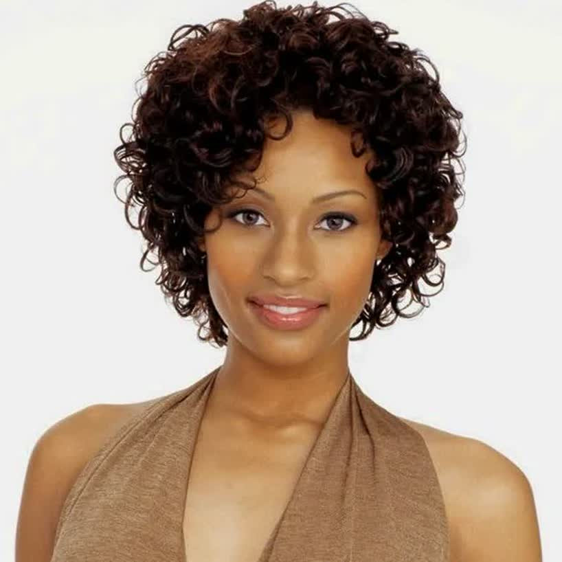 Short Curly Weave Hairstyles For Round Faces
 Short weave hairstyles for round faces