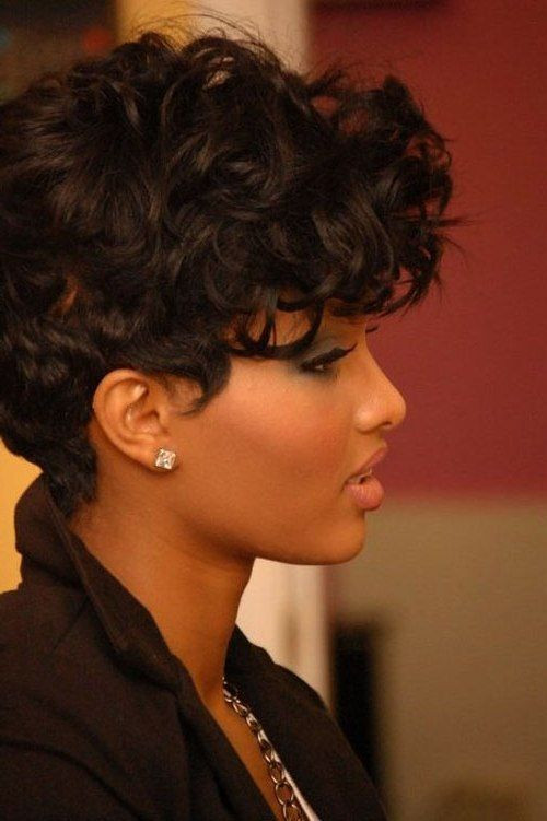 Short Curly Weave Hairstyles For Round Faces
 short culy cuts for women