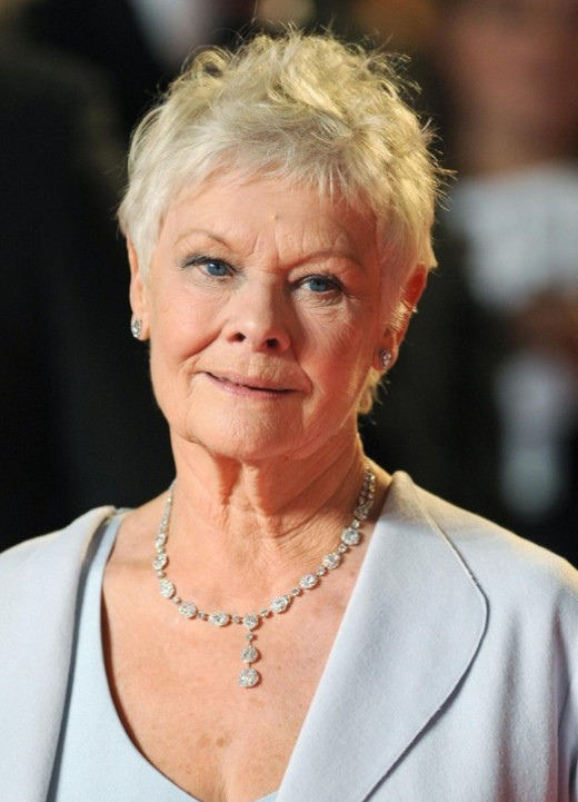 Short Haircuts For Women Over 70
 Short Pixie Cut for Mature Women Over 70 – Judi Dench