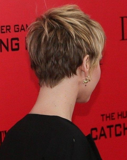 Short Haircuts Front And Back
 Back View of Short Layered Pixie Cut Hairstyles Weekly