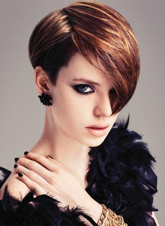 Short Haircuts With Long Bangs
 32 Latest Popular Short Haircuts for Women