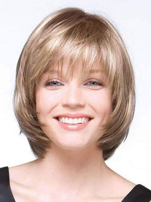 Short Hairstyles For Full Faces
 Beautiful Short Bob Hairstyles And Haircuts With Bangs