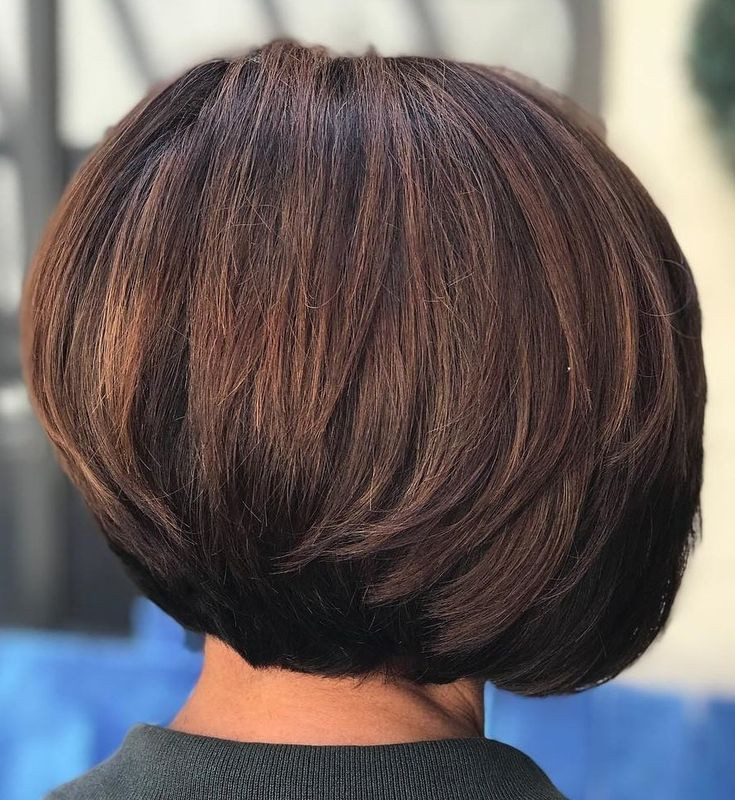 Short Layered Bob Hairstyles For Thick Hair
 3300 best Short Bob Haircuts images on Pinterest