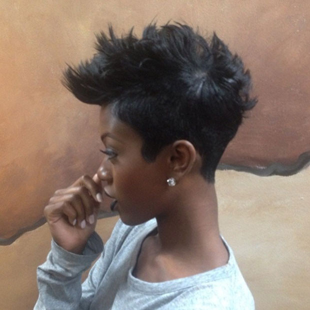 Short Mohawk Hairstyles For Black Women
 SHORT BLOWOUT HAIRSTYLE FOR BLACK WOMEN – Cruckers