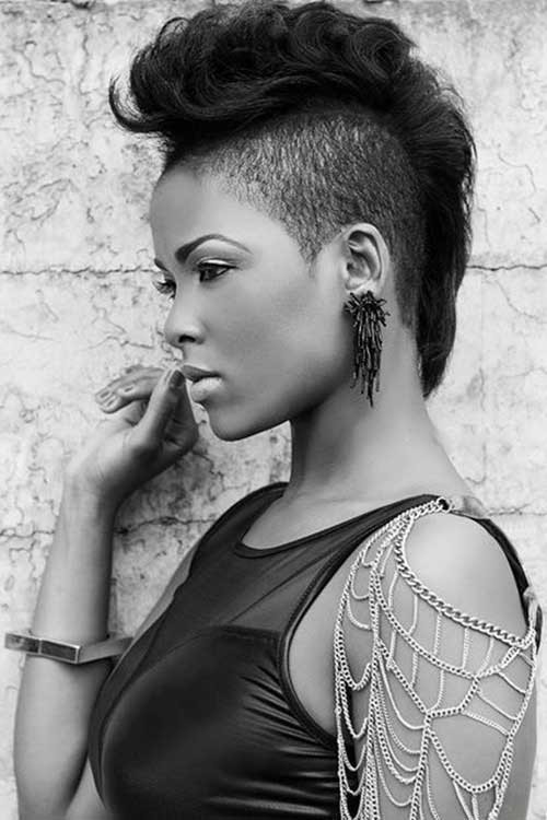 Short Mohawk Hairstyles For Black Women
 Mohawk Short Hairstyles for Black Women