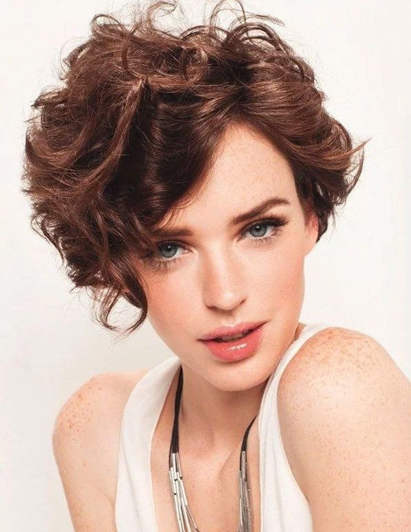 Short Natural Curly Hairstyles 2020
 Pin on short hair style new fashion