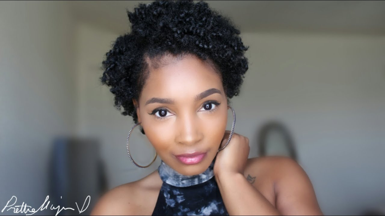 Short Natural Hairstyles Youtube
 Twist Out on Short Natural Hair