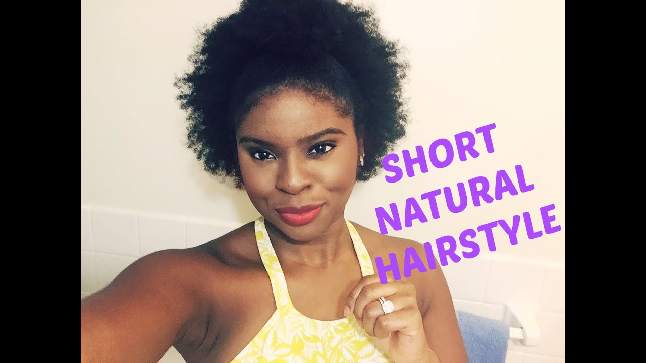 Short Natural Hairstyles Youtube
 Easy Hairstyles for Short Natural Hair 4c