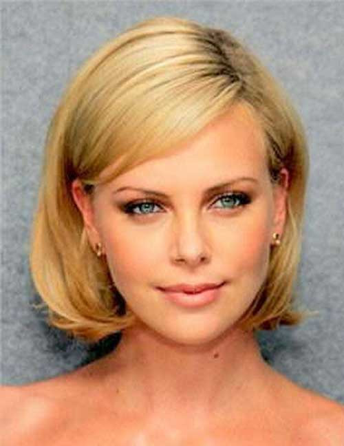 Short To Medium Haircuts For Fine Hair
 15 Short Straight Hairstyles for Round Faces