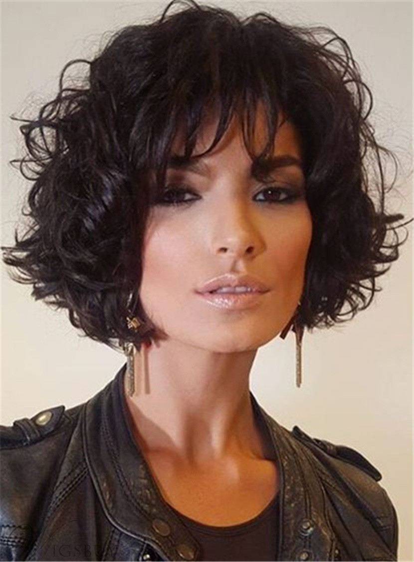 Short Wavy Hairstyle
 Cheap Short Loose Pixie Hairstyle Soft Synthetic Hair