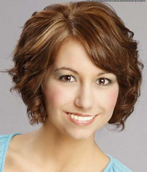 Short Wavy Hairstyles For Round Faces
 15 Popular Short Curly Hairstyles for Round Faces
