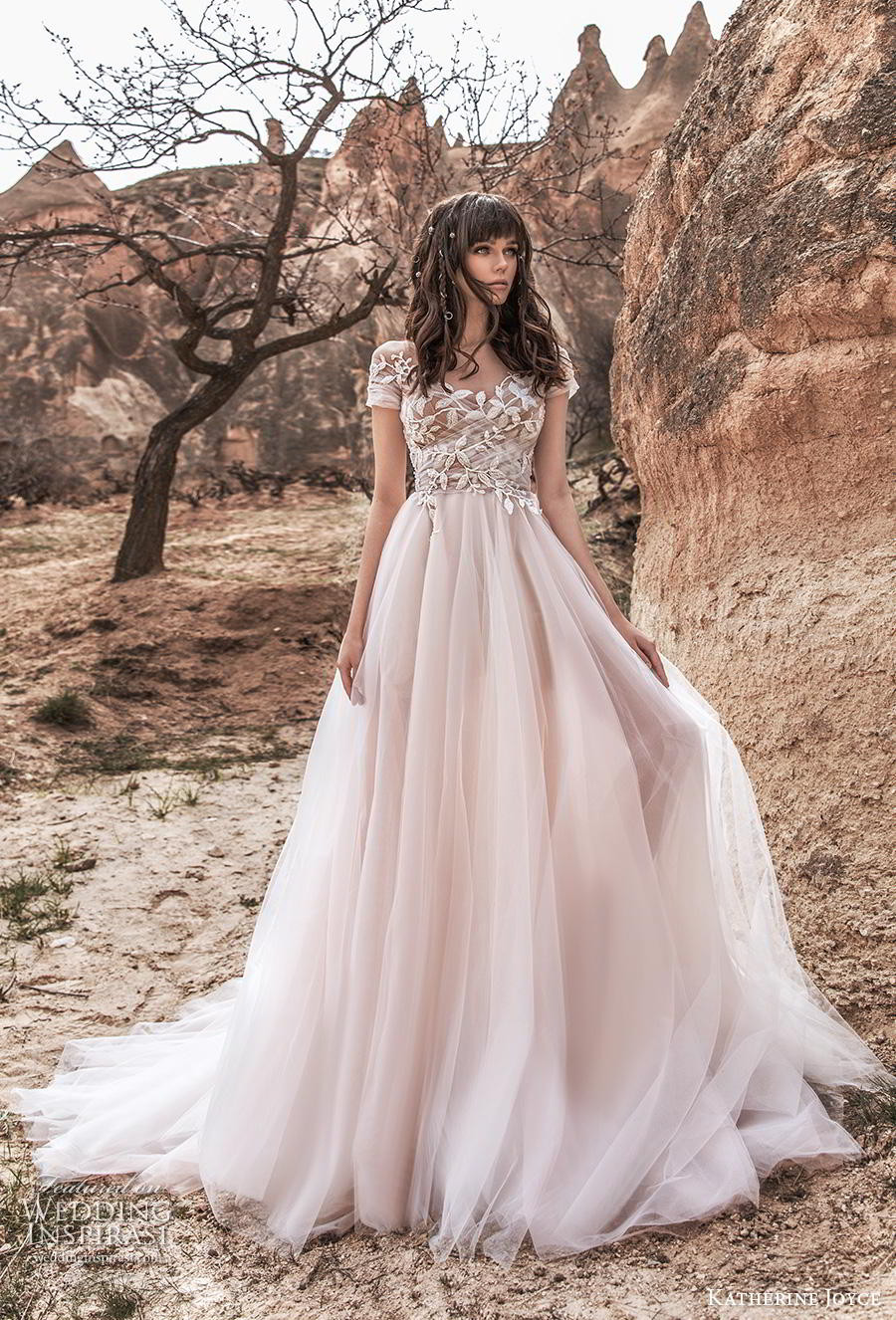 Short Wedding Dresses 2020
 Katherine Joyce 2020 Wedding Dresses — “Wind Desert