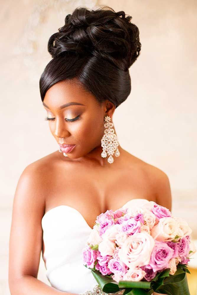 Short Wedding Hairstyles For Black Brides
 42 Black Women Wedding Hairstyles