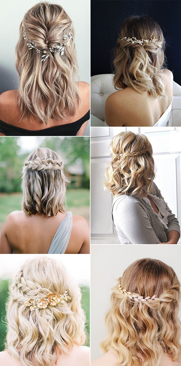 Shoulder Length Wedding Hairstyles
 20 Medium Length Wedding Hairstyles for 2019 Brides